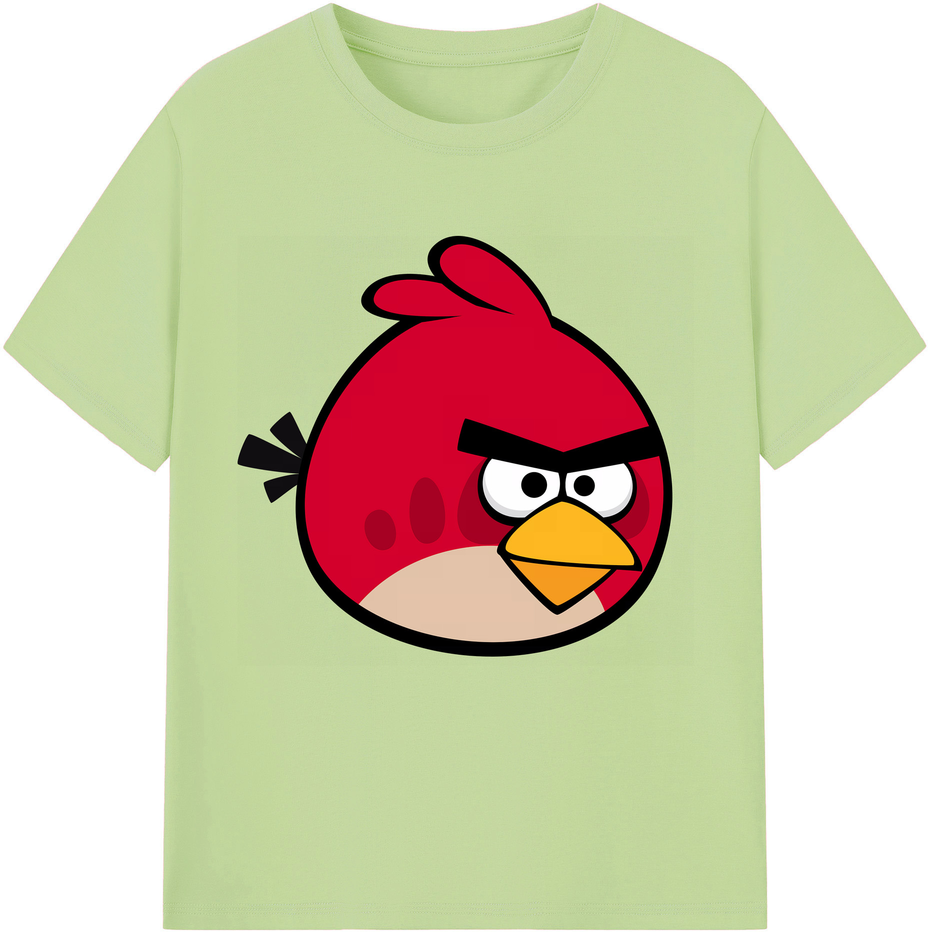 （画像用） Angry Birds アングリーバード 綿100％半袖Tシャツ（フロントプリント）